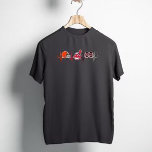 Cleveland Browns Fans Cleveland Indians Fans Mississippi State Fans T-Shirt