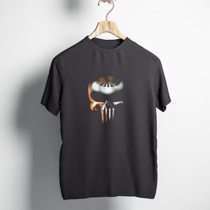 Cleveland Browns Fans Punisher Skull with Unique Team T-Shirt
