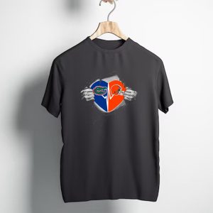 Cleveland Browns Florida Gators Heart Logo Reveal T-Shirt