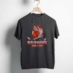 Cleveland Browns For Life Football Team Fan T-Shirt