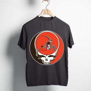 Cleveland Browns Grateful Dead Fan Football T-Shirt