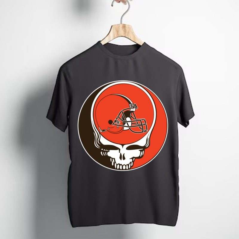 Cleveland Browns Grateful Dead Fan Football T Shirt T Shirt 1
