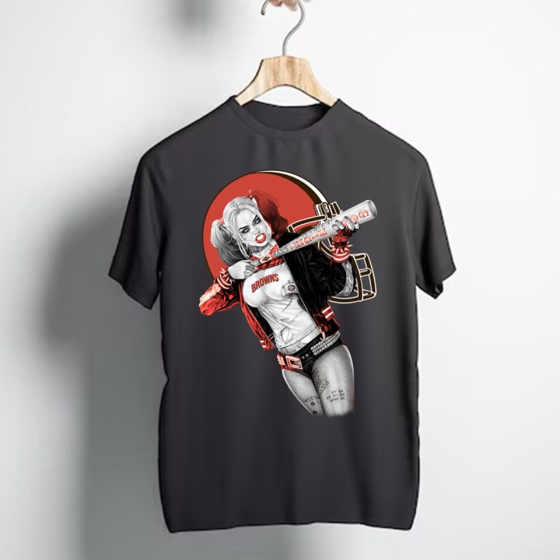 Cleveland Browns Harley Quinn T Shirt T Shirt 1