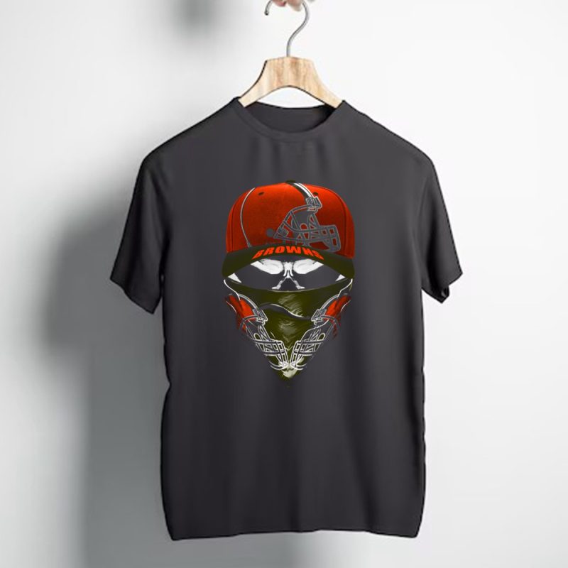 Cleveland Browns Helmet Skull Cap T Shirt 1 T Shirt 1