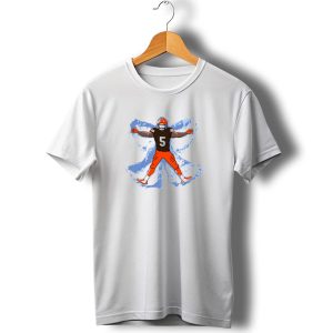 Cleveland Browns Jameis Winston Number 5 Snow Angel Dub T-Shirt