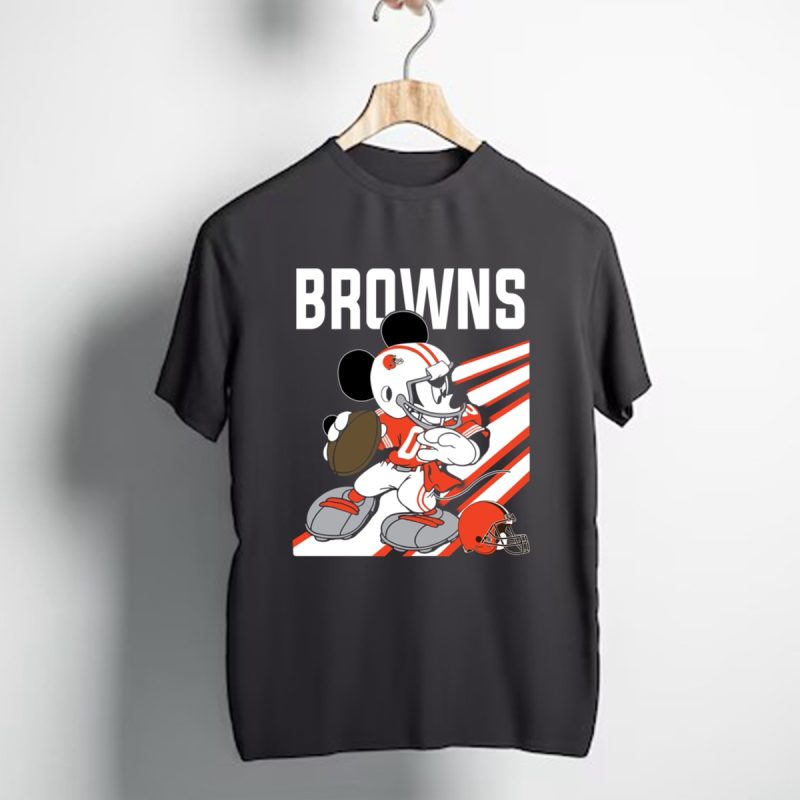 Cleveland Browns Mickey Mouse Disney Nfl T Shirt T Shirt 1