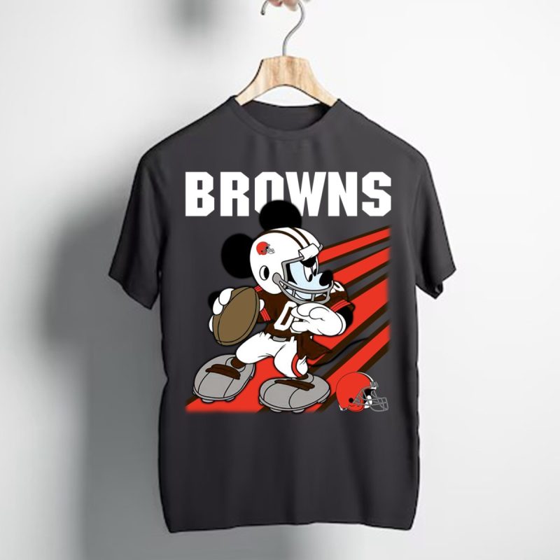 Cleveland Browns Mickey Mouse Disney T Shirt T Shirt 1