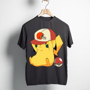 Cleveland Browns Pikachu Pokemon T-Shirt