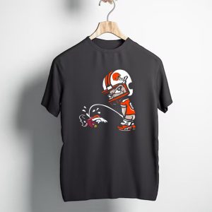 Cleveland Browns Player Humorous Rival Team Logos Interaction T-Shirt