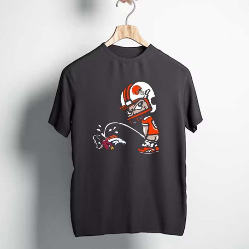Cleveland Browns Player Humorous Rival Team Logos Interaction T Shirt 1 T Shirt 1