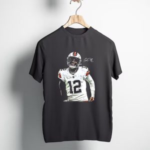 Cleveland Browns Shedeur Sanders Debut 12 Signature T-Shirt