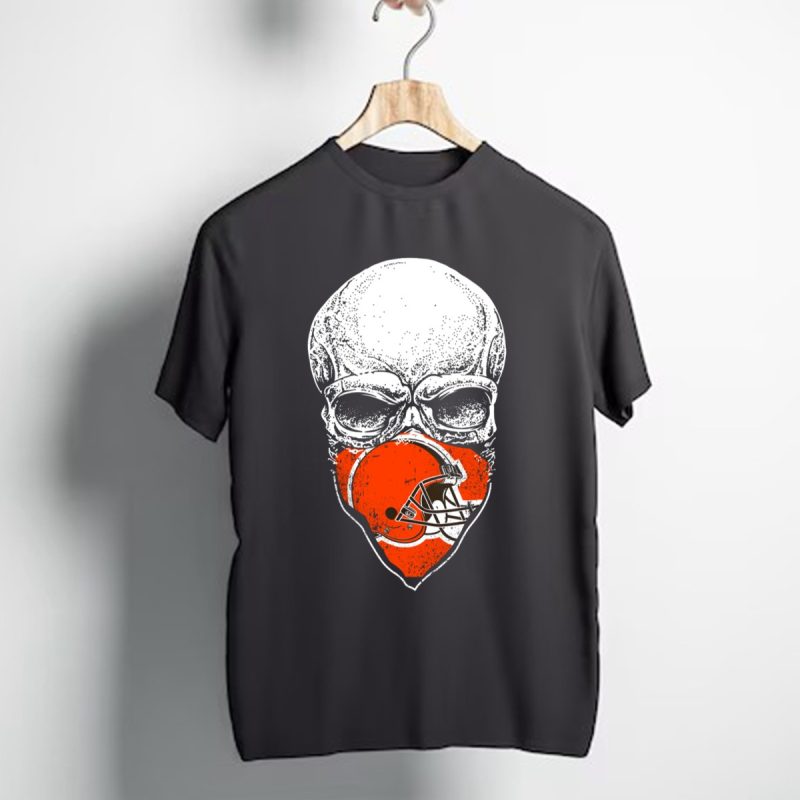 Cleveland Browns Skull With Helmet T Shirt 1 T Shirt 1