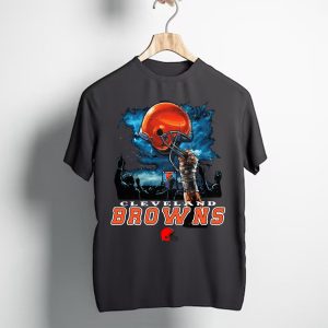 Cleveland Browns Sky Helmet T-Shirt