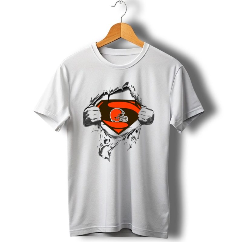 Cleveland Browns Superman Logo Mashup T Shirt 1 T Shirt 1