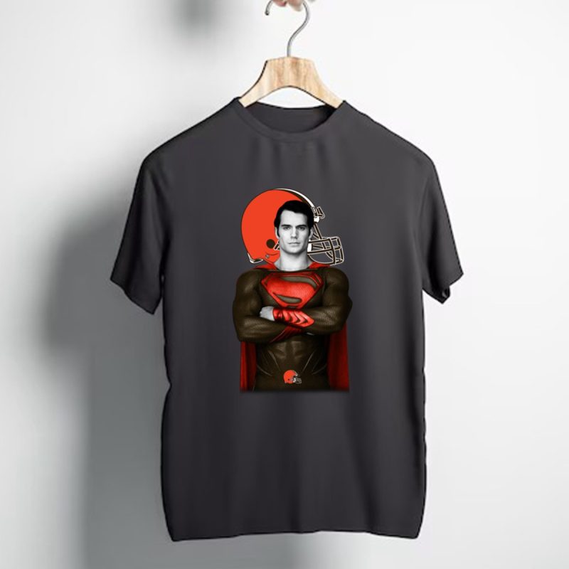 Cleveland Browns Superman Nfl T Shirt T Shirt 1