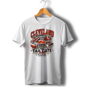 Cleveland Browns Tailgate Club Stadium Cornhole Helmet Grill T-Shirt