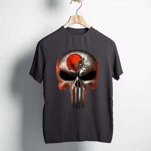 Cleveland Browns The Punisher Mashup Football T-Shirt