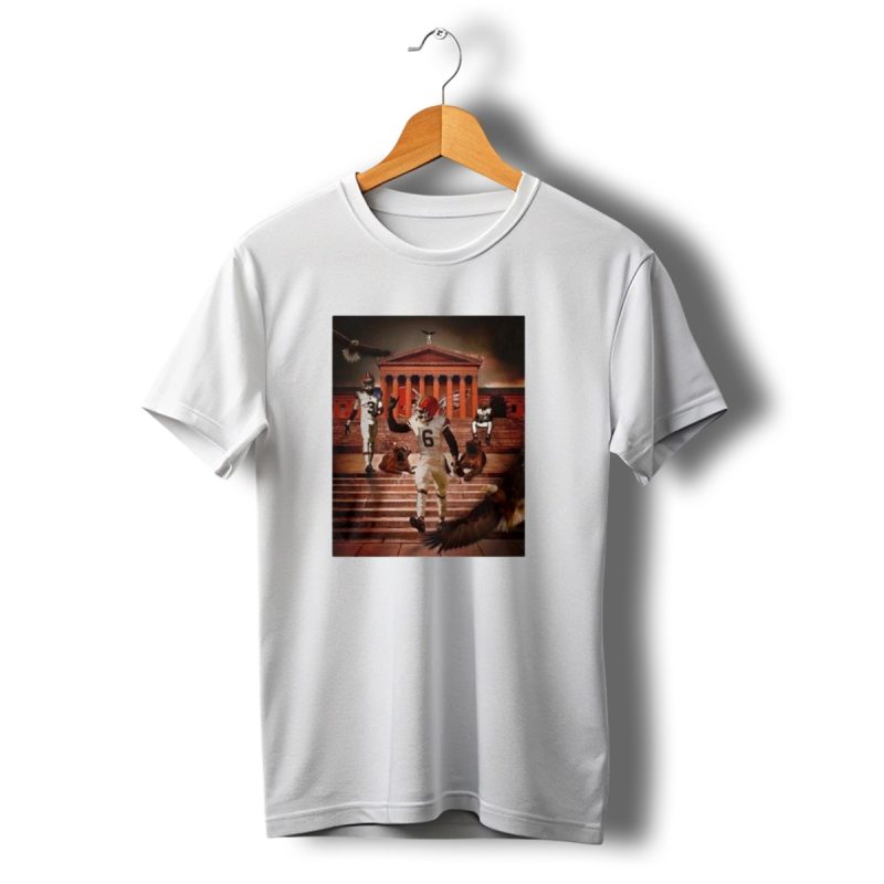 Cleveland Browns Vs Philadelphia Eagles 2024 Week 6 Landmark With Eagles T Shirt T Shirt 1 1