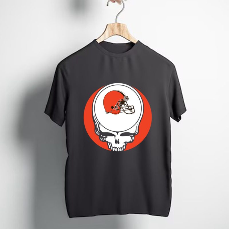 Cleveland Browns Your Face Football Fan Supporter Grateful Dead T Shirt T Shirt 1
