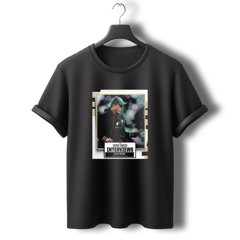Coach Interviews Kellen Moore Philadelphia Eagles Oc New Orleans Saints T Shirt T Shirt 0 1