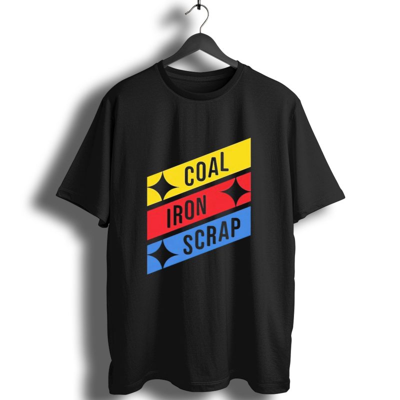 Coal Iron Scrap Pittsburgh Steelers Logo Elements T Shirt 1 T Shirt 1