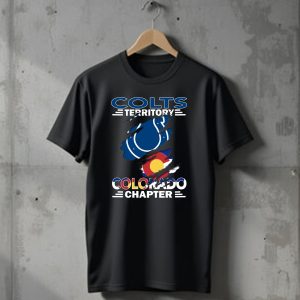 Colts Territory Colorado Chapter Denver Broncos Colts Fan Group T-Shirt