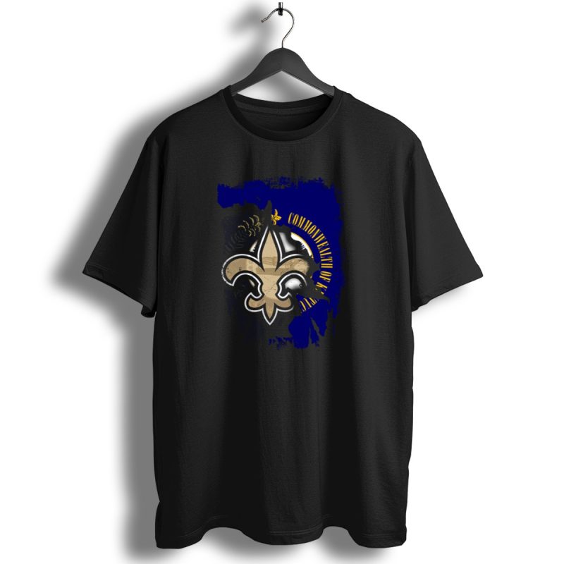 Commonwealth-Of-Kentucky-With-Saints-Fleur-De-Lis-Emblem-T-Shirt-1_T-Shirt-1 Commonwealth Of Kentucky With Saints Fleur De Lis Emblem T Shirt 1 T Shirt 1