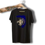 Commonwealth-Of-Kentucky-With-Saints-Fleur-De-Lis-Emblem-T-Shirt-1_t-shirt-3_4