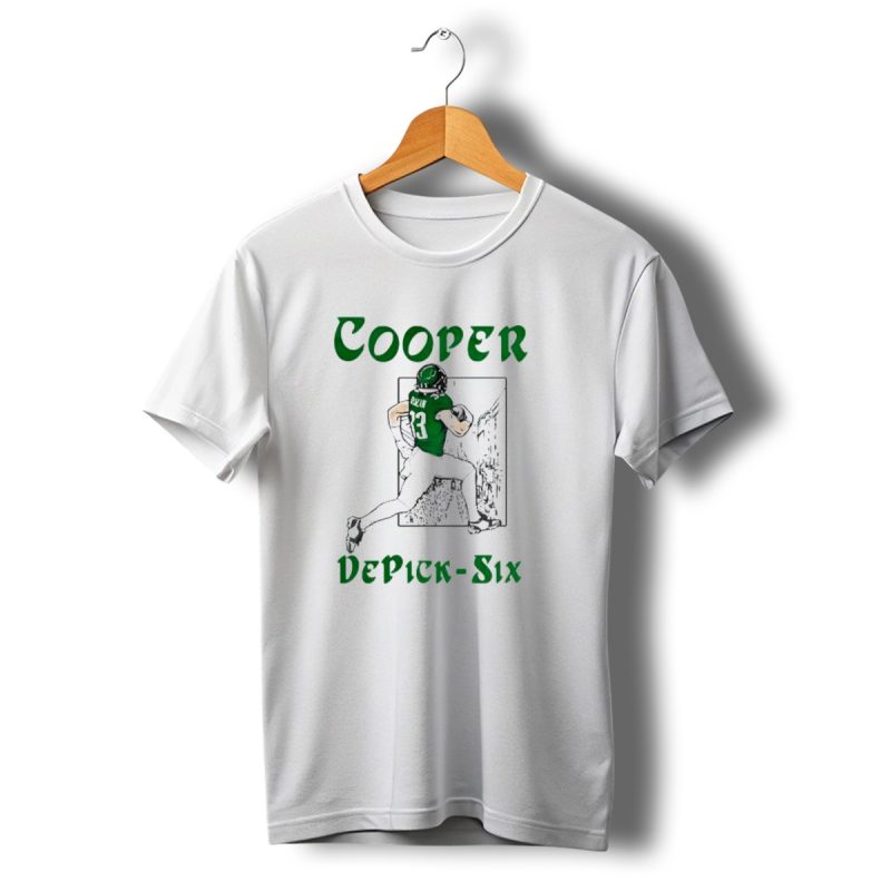 Cooper Depick Six Cooper Philadelphia Eagles Football Player Illustration T Shirt T Shirt 1 1