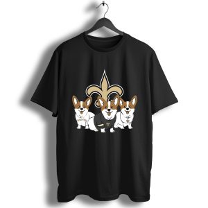 Corgi New Orleans Saints T-Shirt
