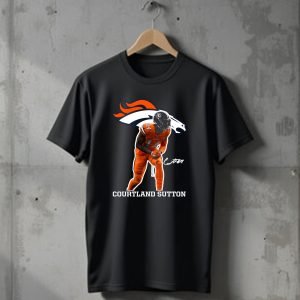 Courtland Sutton Denver Broncos Football Player 14 T-Shirt