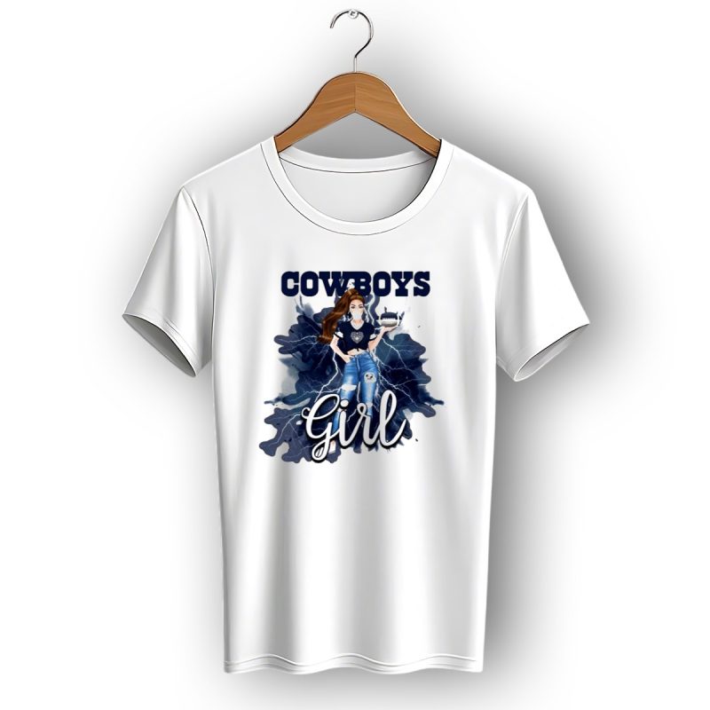 Cowboys Girl Unique Womens Dallas Cowboys Football Fan Fashion T Shirt 1 T Shirt 1