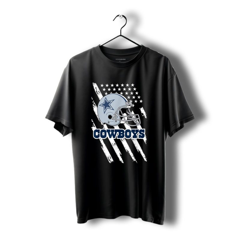 Cowboys Football Dallas Fans Usa Flag Shirt T Shirt 1
