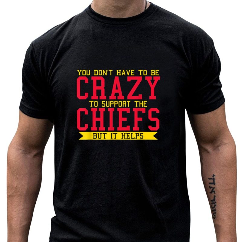 Crazy To Support The Chiefs Rugby Exeter Top T Shirt T Shirt 1 1