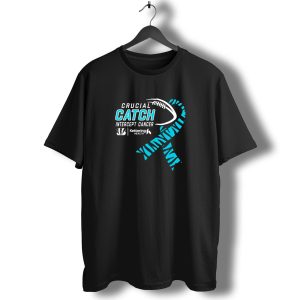 Crucial Catch Intercept Cancer Cincinnati Bengals Kettering Health Cyan T-Shirt