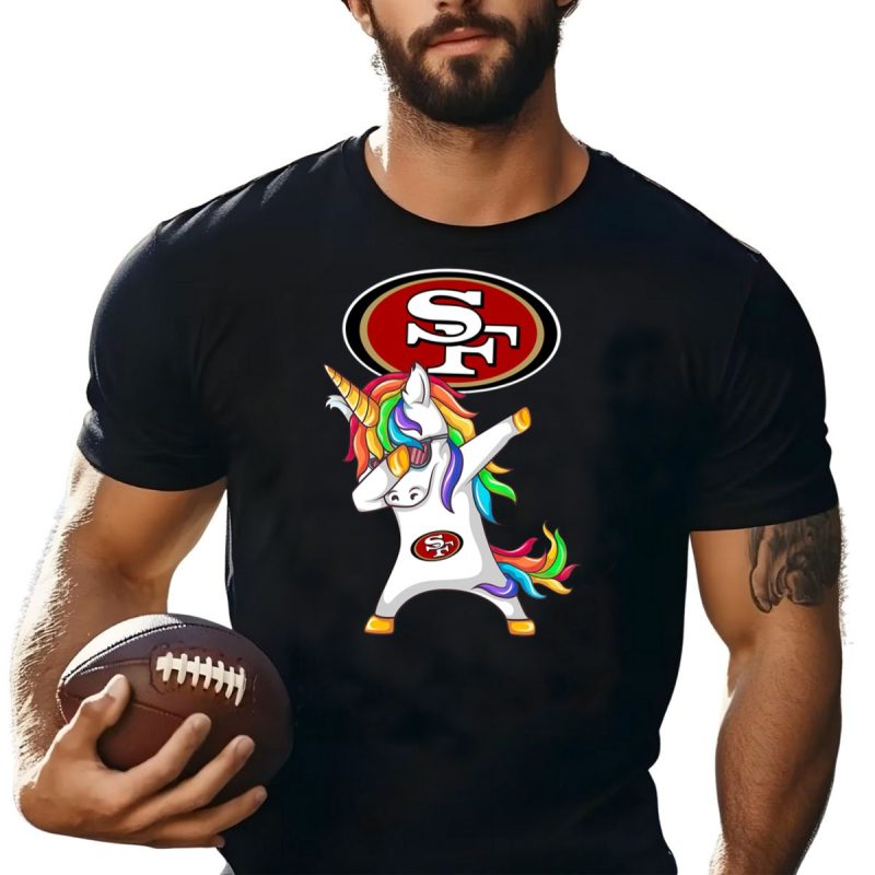 Dabbing Hip Hop Unicorn Dab San Francisco 49Ers T Shirt 1 1
