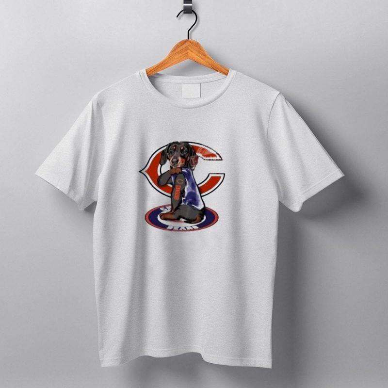 Dachshund-Chicago-Bears-Nfl-Emblem-Tattoo-T-Shirt-1_T-Shirt-1 Dachshund Chicago Bears Nfl Emblem Tattoo T Shirt 1 T Shirt 1