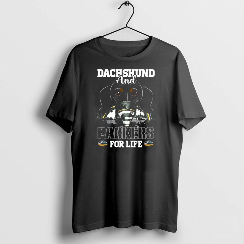 Dachshund And Packers For Life Green Bay Packers T Shirt 1 1 T Shirt 1 1 1