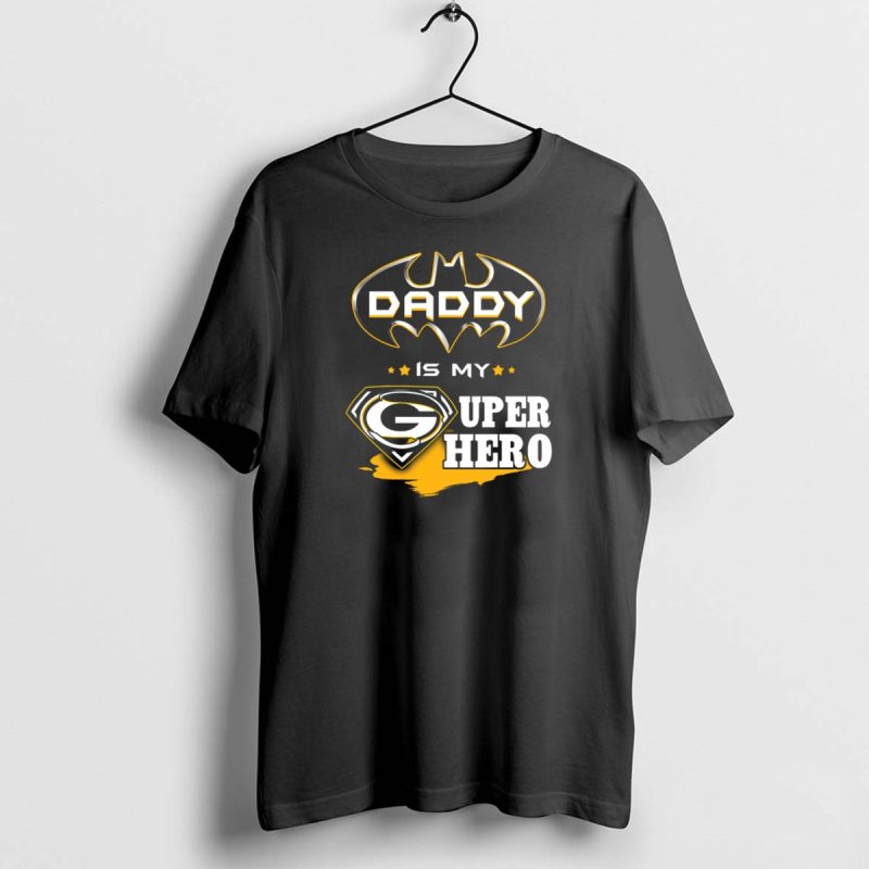 Daddy Is My Super Hero Packers Batman T Shirt 1 1 T Shirt 1 1 1