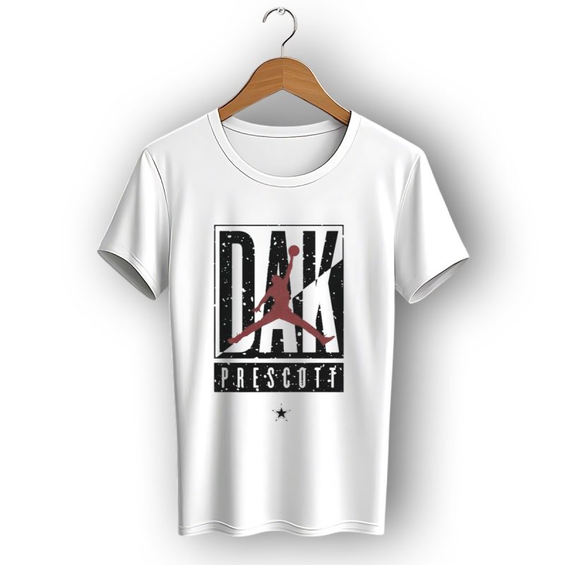 Dak Prescott Dallas Cowboys Jumpman T Shirt 1 T Shirt 1