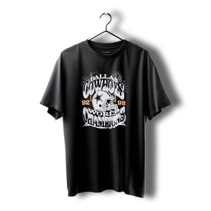 Dallas Cowboys 92 93 World Champions Vintage You Gotta Believe T Shirt 1 T Shirt 1 1
