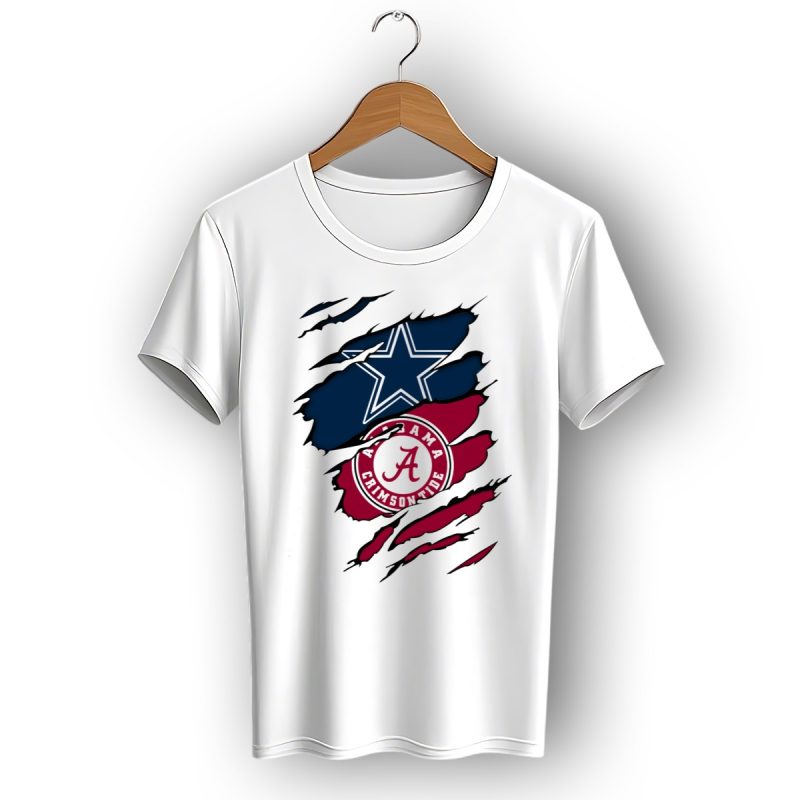 Dallas Cowboys Alabama Crimson Tide T Shirt 1 T Shirt 1