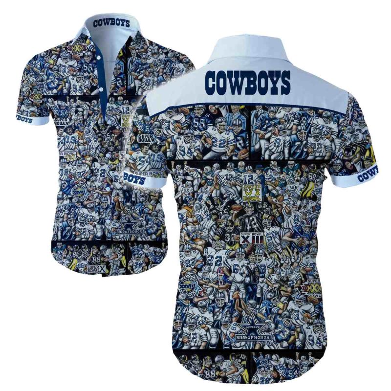 Dallas Cowboys All Legends Player Hawaiian Shirt 1