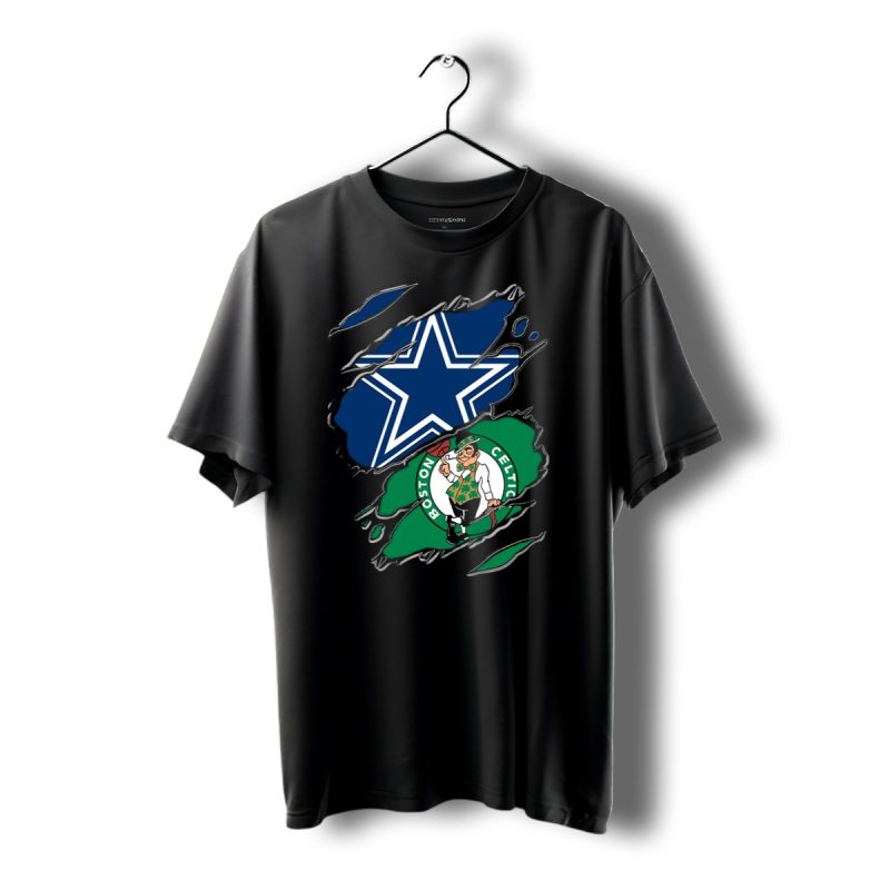 Dallas Cowboys And Boston Celtics Sports Fans Unite T Shirt 1 T Shirt 1 1