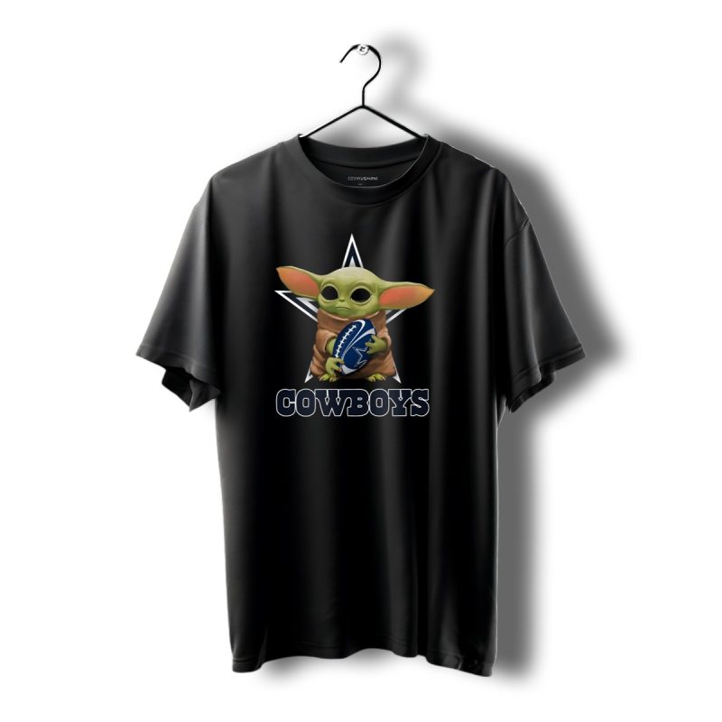 Dallas Cowboys Baby Yoda Football Star Wars Fan Hu1812 T Shirt 1 T Shirt 1 1