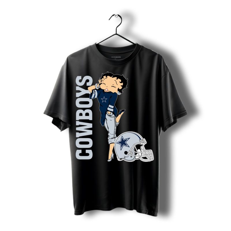 Dallas Cowboys Betty Boops Shirt T Shirt 1