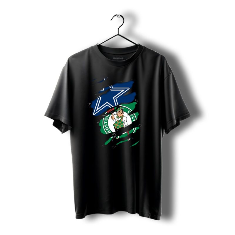 Dallas Cowboys Boston Celtics Crossover T Shirt 1 T Shirt 1 1