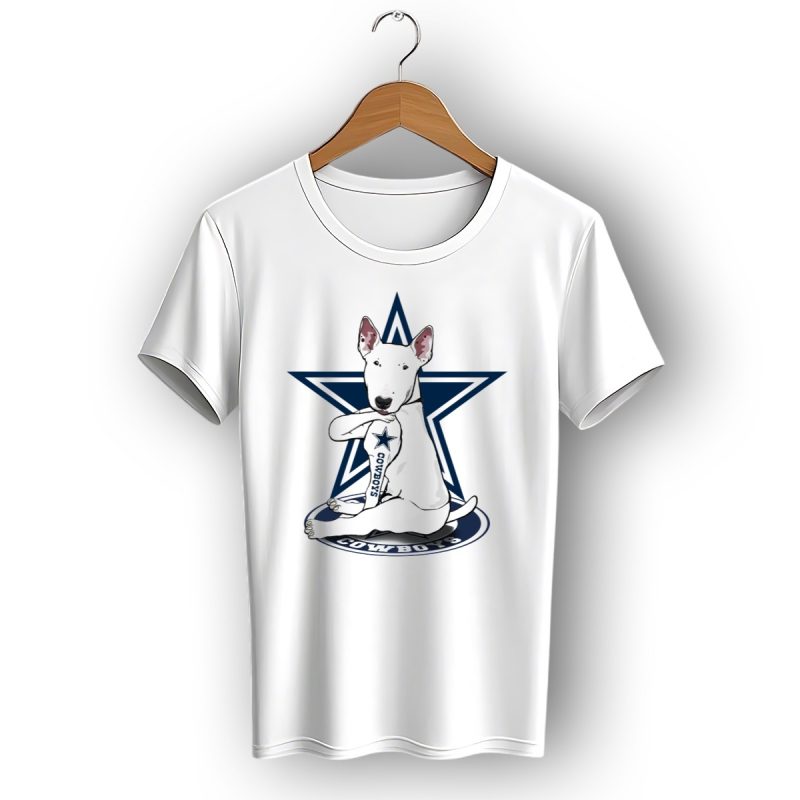 Dallas Cowboys Bull Terrier Star T Shirt 1 T Shirt 1