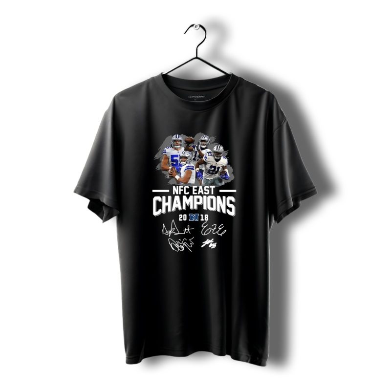 Dallas Cowboys Champions Nfc East Division 2018 Football Shirt T Shirt 1