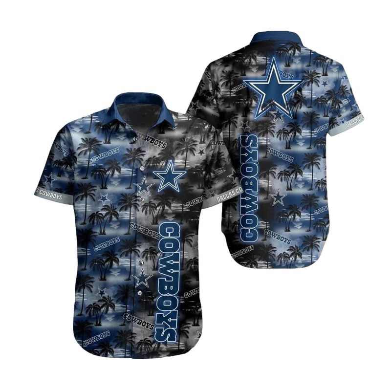 Dallas Cowboys Coconut And Logo Summer 2025 Hawaiian Shirt 1